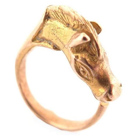 bague tete de cheval hermes|Bague Destrier .